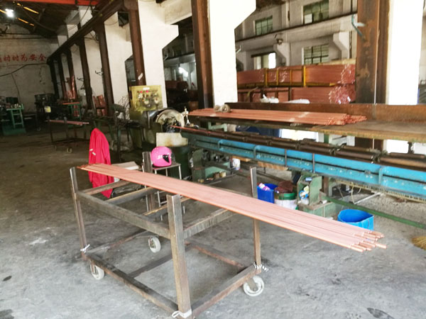 銅管翅片加工、調直設備