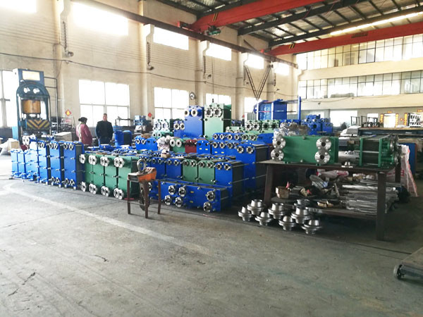 板式換熱器成品區